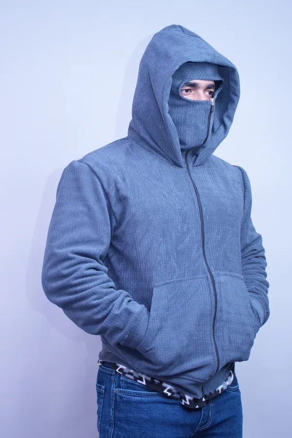 Cornflower_Blue_Balaclava_Phantom_Cowl_Hoodie_For_Men