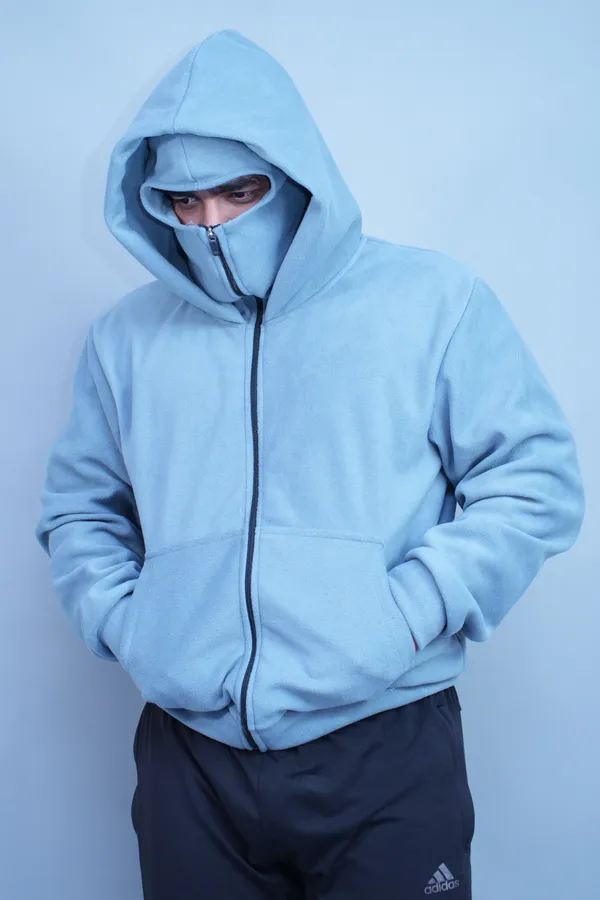 Light_Grey_Balaclava_Fusion_Hoodie_For_Men