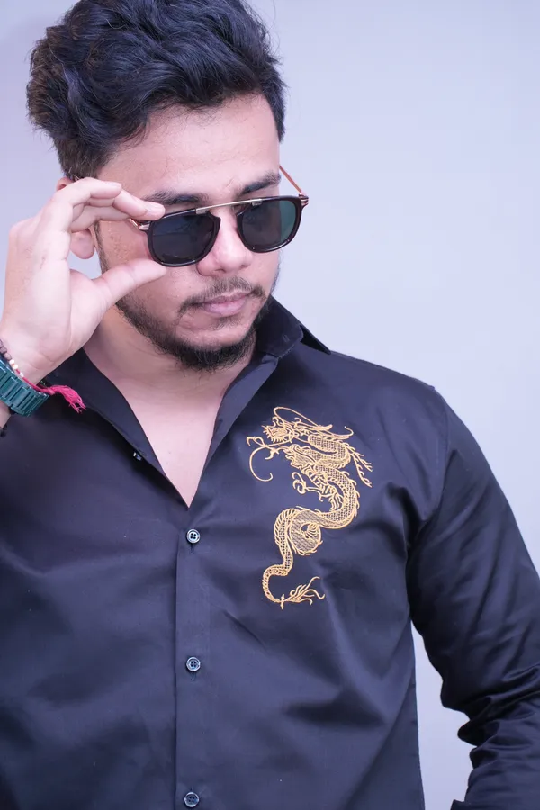 Black_Party_Wear_Dragon_Shirt_For_Men