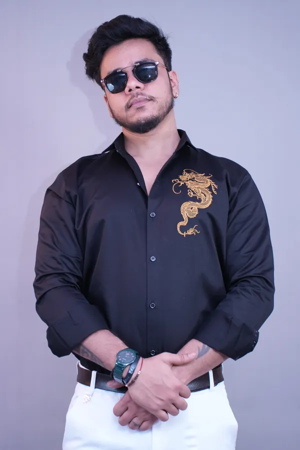 Black_Party_Wear_Dragon_Shirt_For_Men