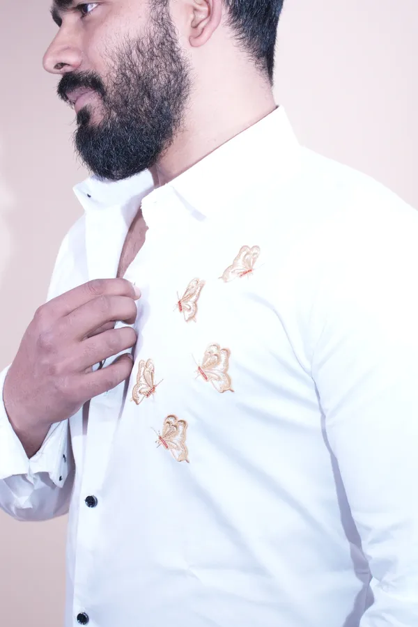 Arctic_White_Party_Wear_Butterfly_Shirt_For_Men
