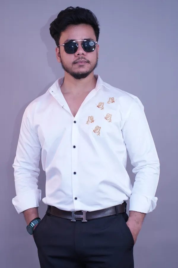 Arctic_White_Party_Wear_Butterfly_Shirt_For_Men