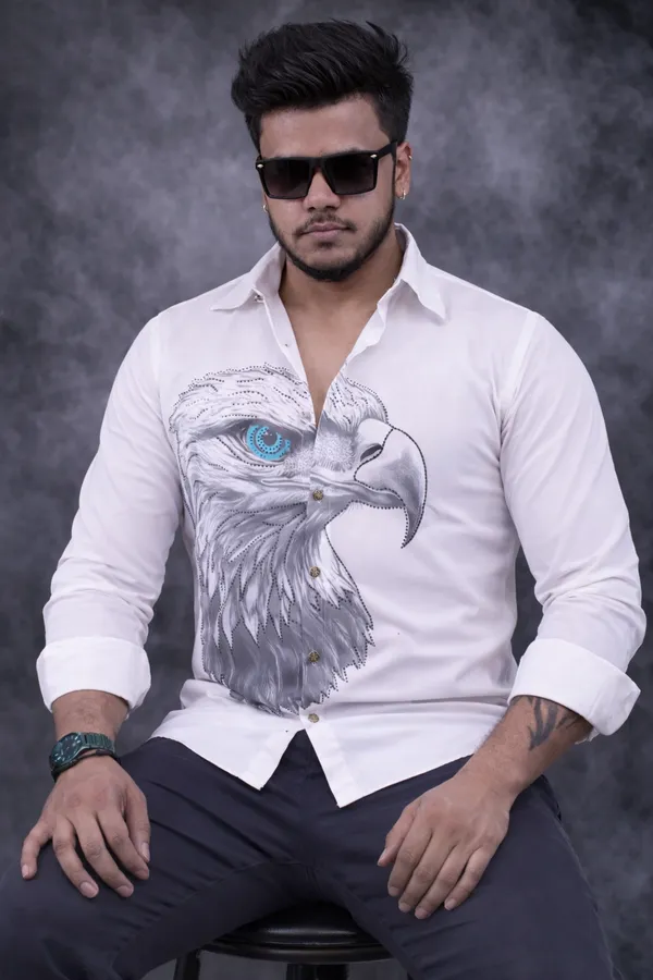 White_Eagle_Printed_Party_Shirt_Soar_For_Men