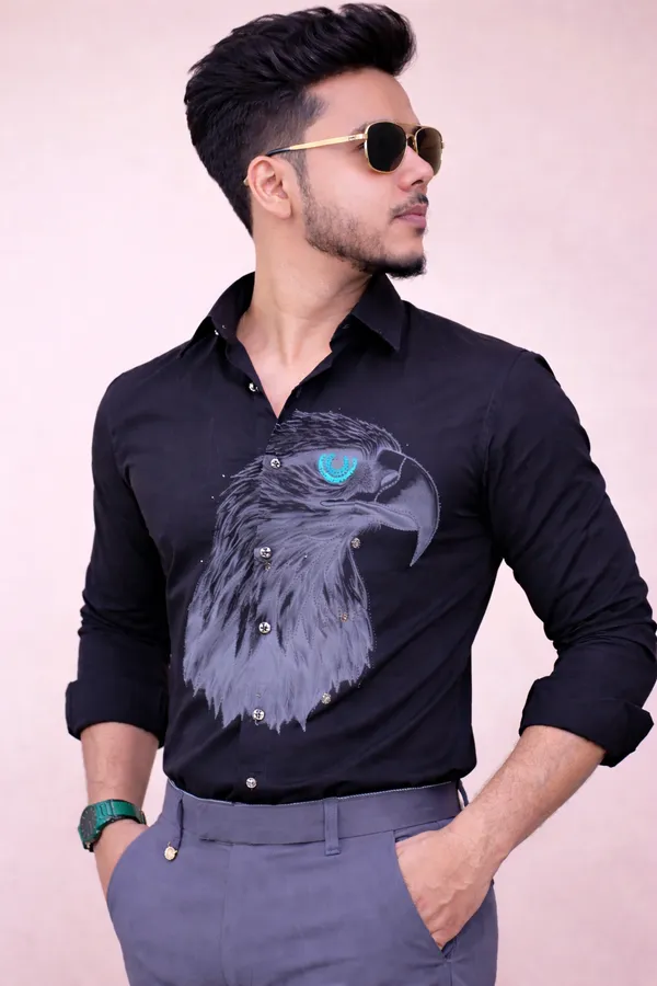 Black_Eagle_Stone_Printed_Party_Shirt_Bold_&_Stylish_Look_For_Men