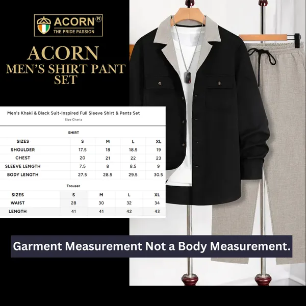 ACORN__Men’s_Full_Sleeve_Shirt_&_Pant_Co-Ord_Set