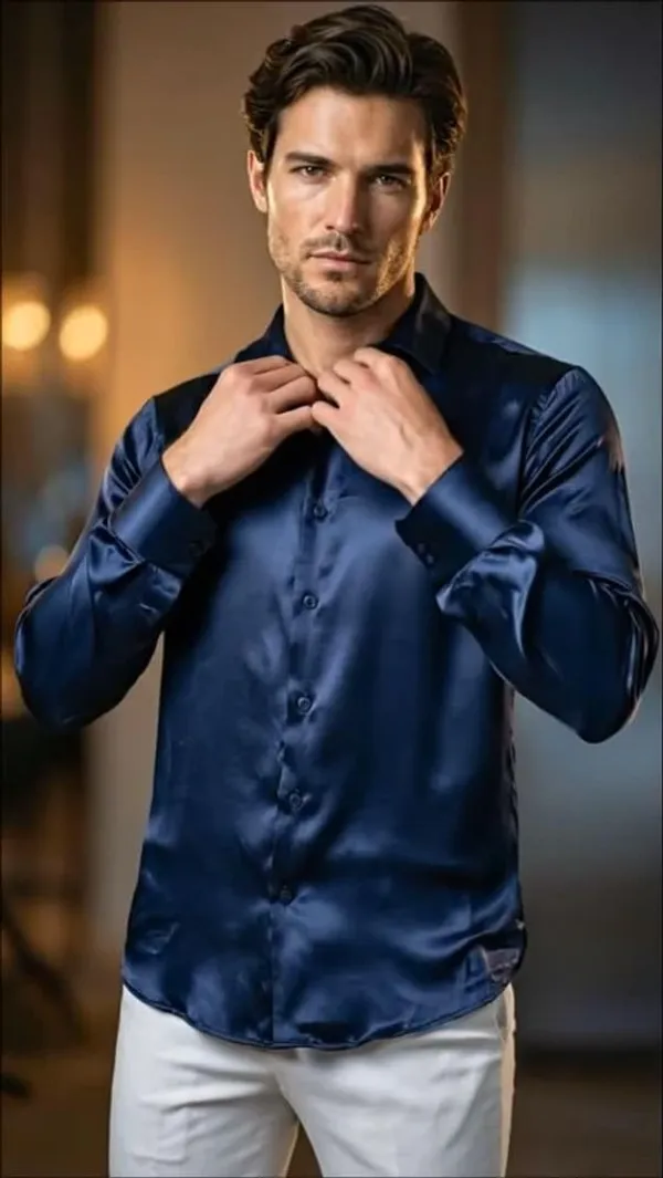 Acorn_Men's_"Lust_for_Life"_Long_Sleeve_Satin_Shirt