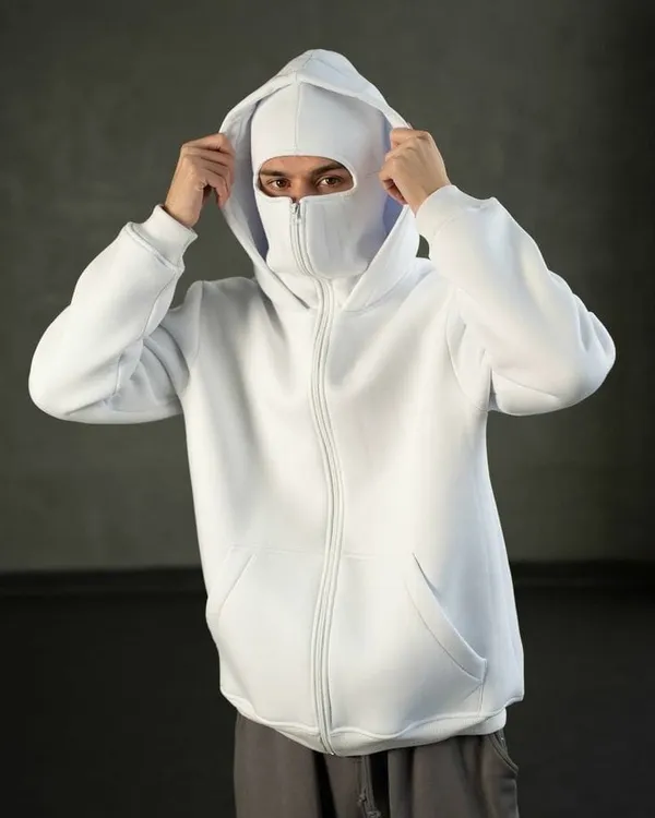 Acorn_Covert_Korean_White_Hooded_Zip_Jacket