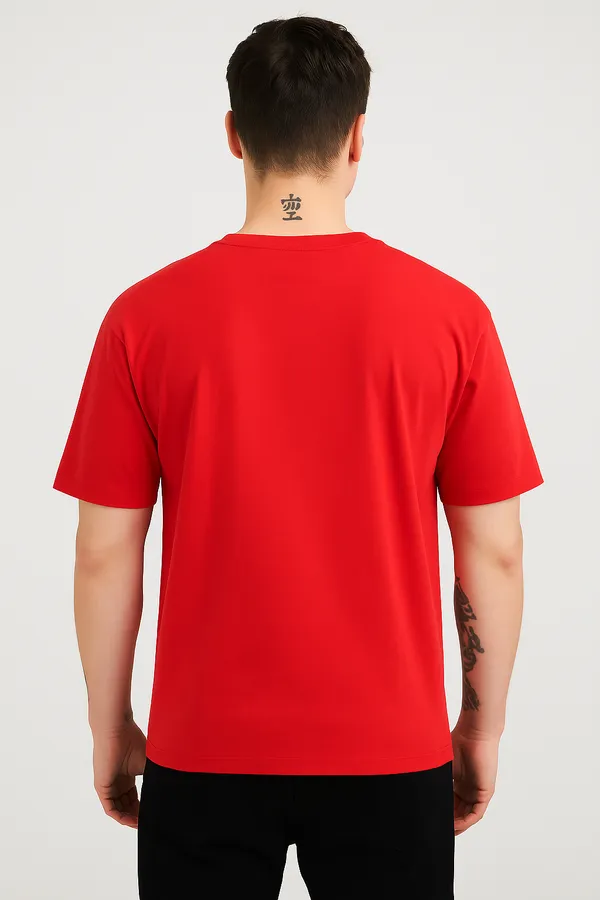 Acorn_Korean_Fire_Red_Graffiti_Love_Streetwear_Oversized_Unisex_Tee