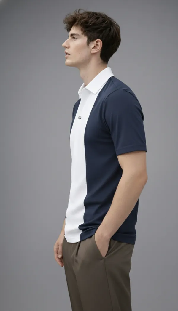 Acorn_Korean-Style_Dark_Navy_&_White_Monolith_Panel_Polo