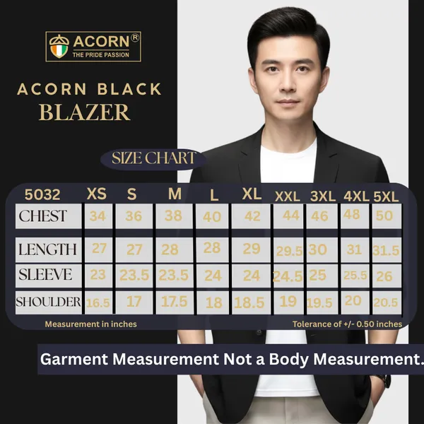 Acorn_Black-Unisex_Korean_Stretchable_Light_Weight_Travel_Blazer