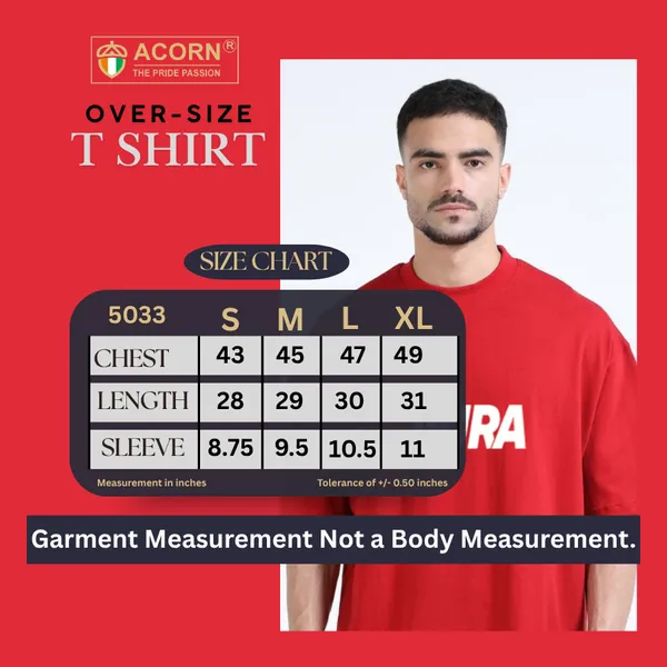 DILJIT_AURA_Red_Oversized_T-Shirt