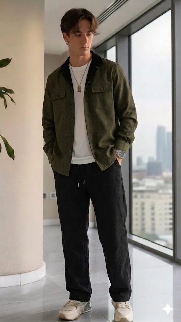 ACORN__Men’s_Korean_Full_Sleeve_Shirt_&_Pant_Set