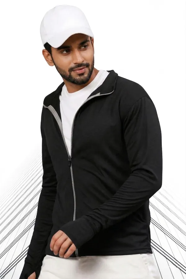 Acorn_Men's_Black_Sunblock_Korean_Jacket
