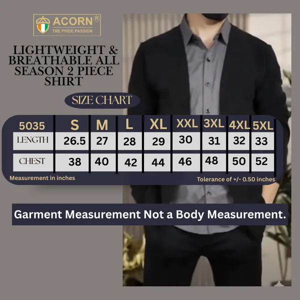 Acorn_(TM)_Lightweight_&_Breathable_Korean_all_Season_Two_Piece_Shirt-Pro_Form_Confidence_Shirt