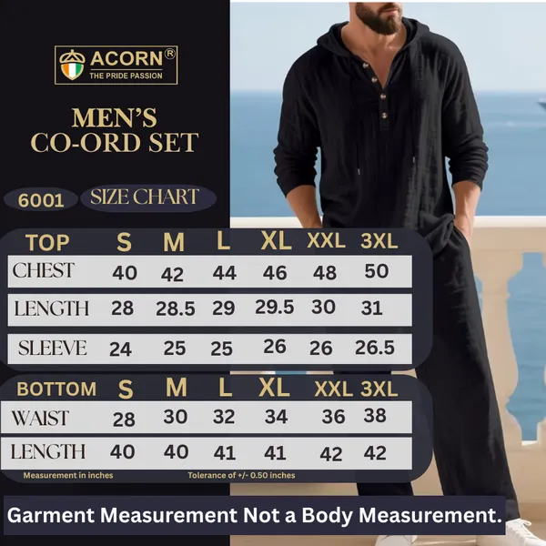 Acorn_White_Hooded_Men's_Korean_Cotton_Blend_Suit,_Comfortable/Breathable_Fabric,Stylish_&_Relaxed_Fit,_Perfect_for_Mature_Men_Luxury