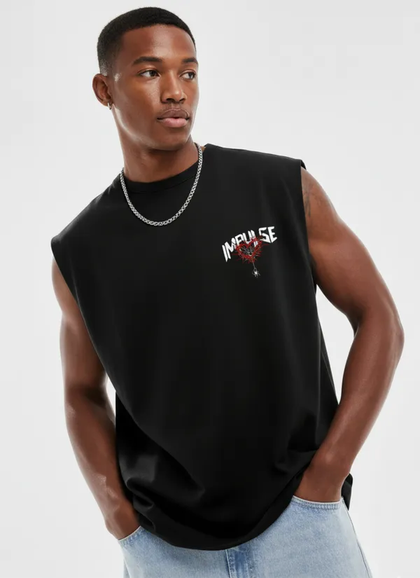 Black_Impulse_Sleeveless_Graphic_Unisex_Tee