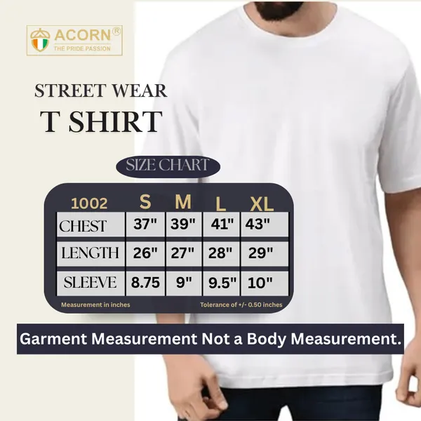 Acorn_Oversized_Cotton_T-Shirt_for_Men_–_Drop_Shoulder,_Streetwear_Style,_Plain_Casual_Tee