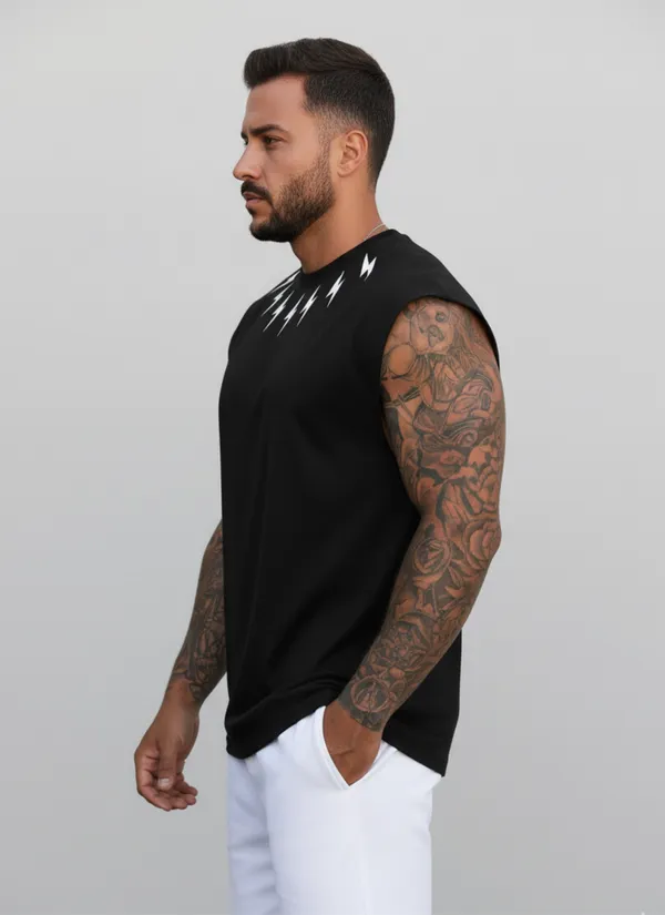 Black_Lightning_Bolt_Sleeveless_Unisex_Tee
