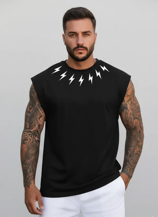Black_Lightning_Bolt_Sleeveless_Unisex_Tee