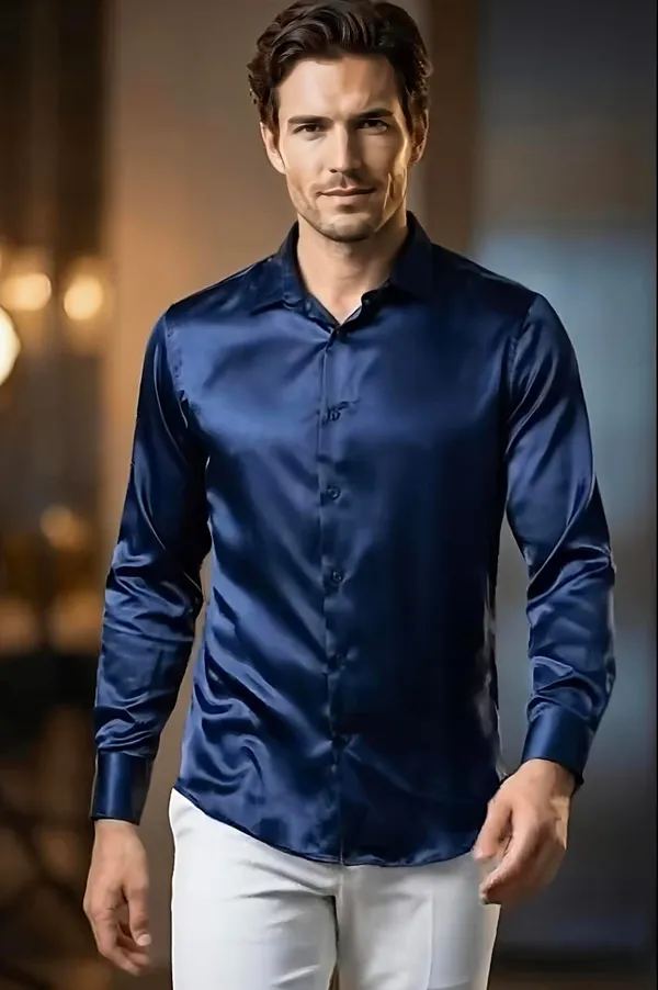Acorn_Men's_"Lust_for_Life"_Long_Sleeve_Satin_Shirt
