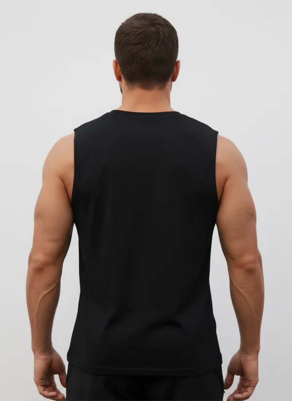 Acorn_Black_Korean_Graphic_Installing_Muscles_Please_Wait_Sleeveless_Tee