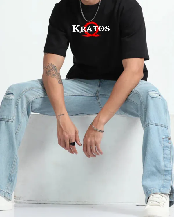 Pack_Of_2_-_Multicolour_Fight_&_Kratos_T-Shirt_Combo