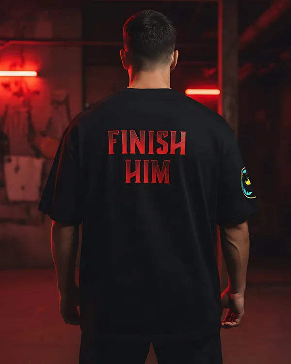 Black_Mortal_Kombat_Fight_French_Terry_Cotton_Tee