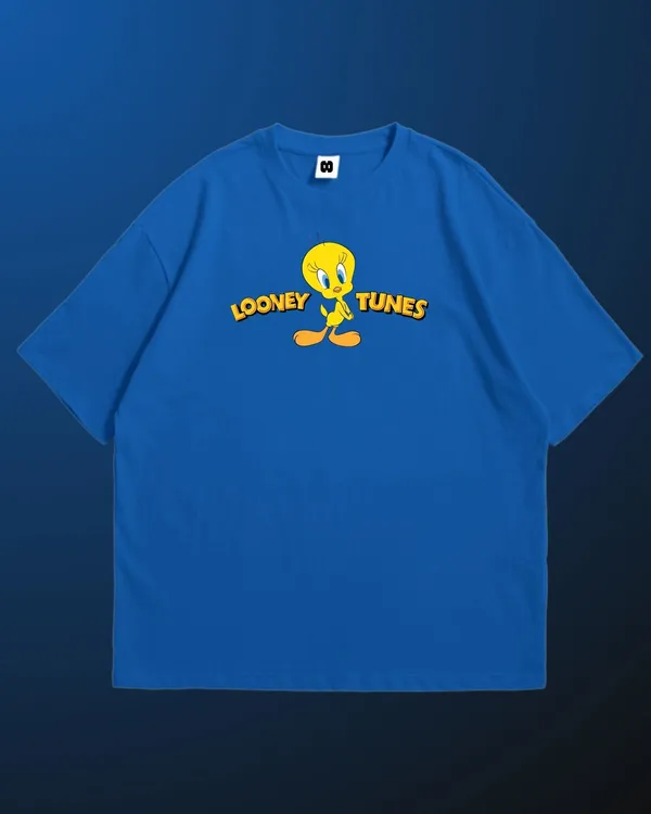 Blue_Tweety_Looney_Tunes_French_Terry_Cotton_Tee