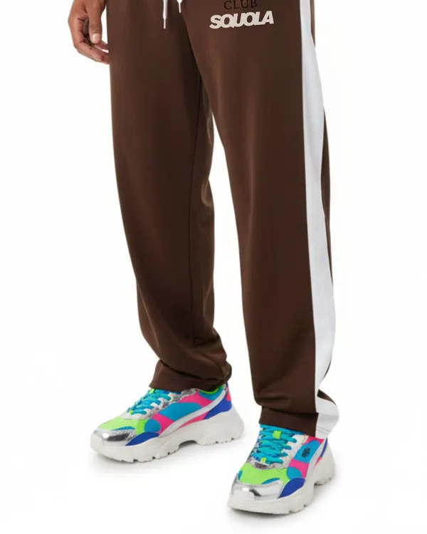 Brown_Men_Cream_Striped_Track_Pants