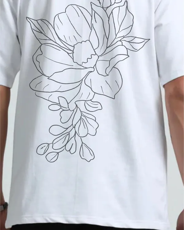 White_Flora_Graphic_French_Terry_Cotton_Tee