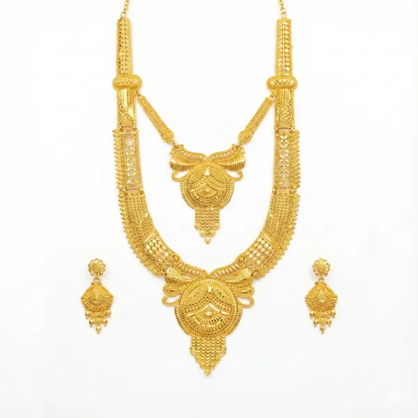 Golden_Brass_Necklace_with_Earring_For_Women
