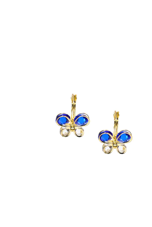 Blue_Golden_Brass_Earring_For_Women