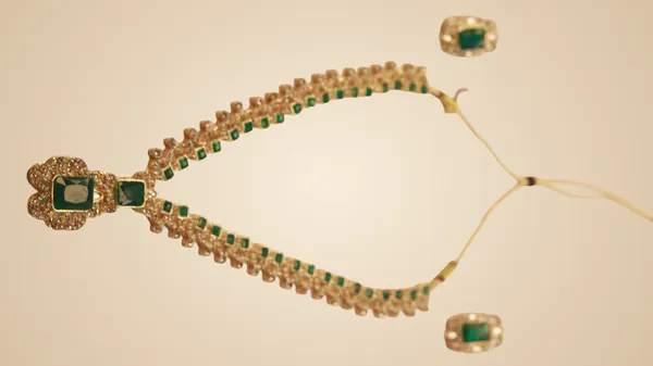 Golden_Brass_Necklace_with_Earring_For_Women
