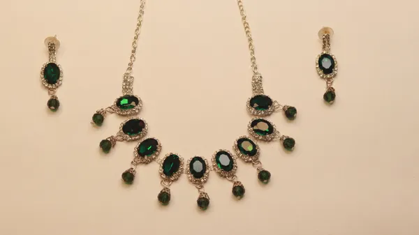 Silver_Brass_Necklace_with_Earring_For_Women