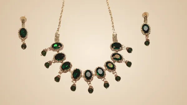 Silver_Brass_Necklace_with_Earring_For_Women