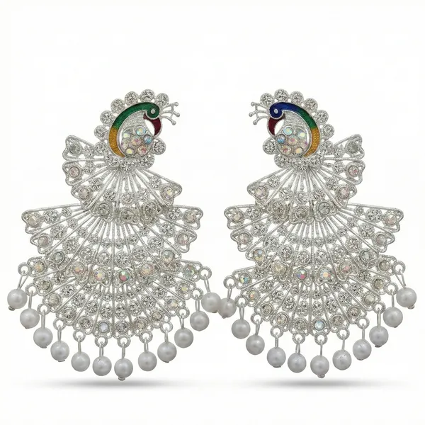 Silver_Brass_Earring_For_Women