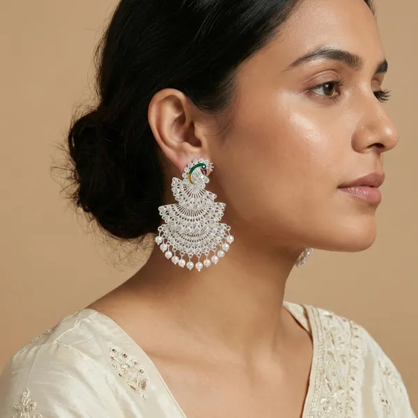Silver_Brass_Earring_For_Women