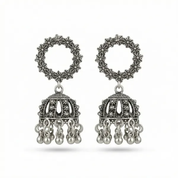 Silver_Brass_Jhumka_For_Women