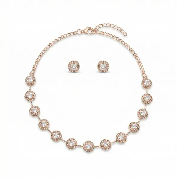 Rose_Golden_Brass_Necklace_with_Earring_For_Women