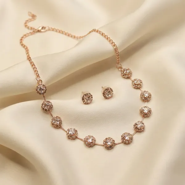 Rose_Golden_Brass_Necklace_with_Earring_For_Women