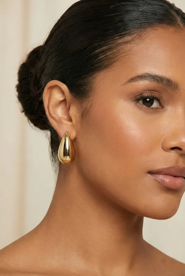 Golden_Brass_Earring_For_Women