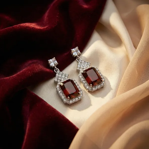 Silver_Brass_Earring_For_Women