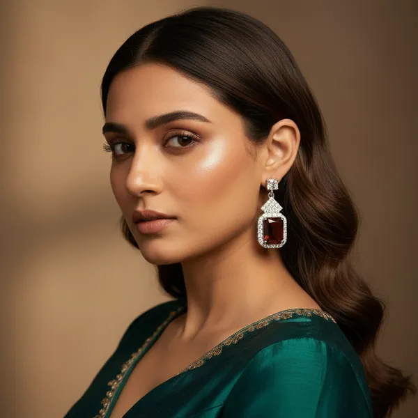 Silver_Brass_Earring_For_Women