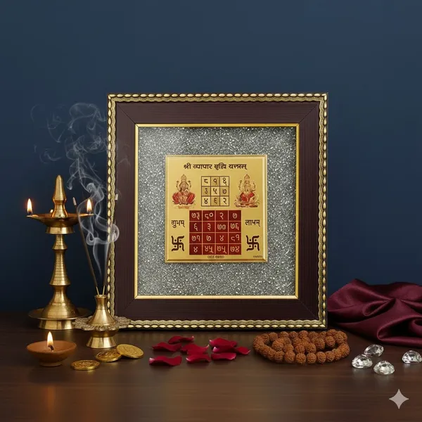 Pyrite_Gold_Plated_Vyapar_Vridhi_Yantra_Wall_Decor