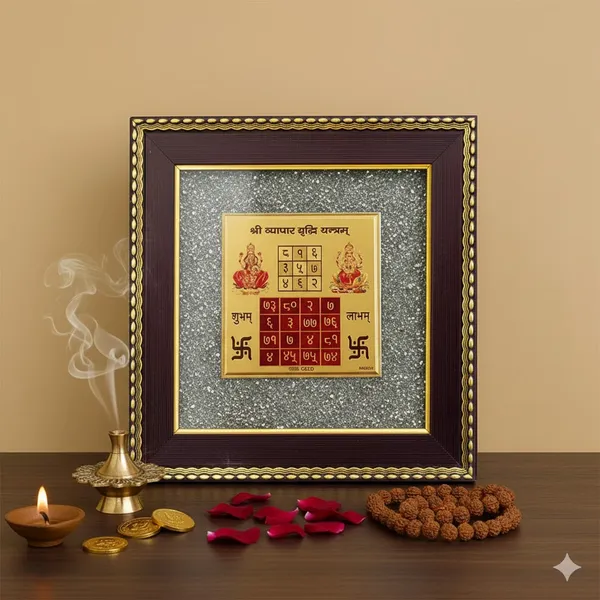Pyrite_Gold_Plated_Vyapar_Vridhi_Yantra_Wall_Decor