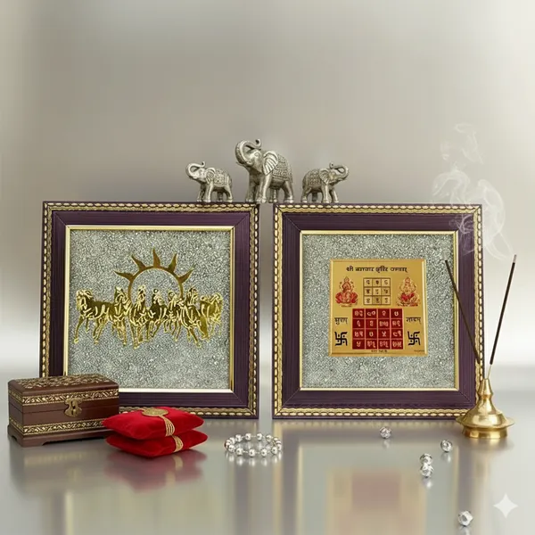 Golden_Glitter_Framed_Spiritual_Wall_Art_Set_Of_2