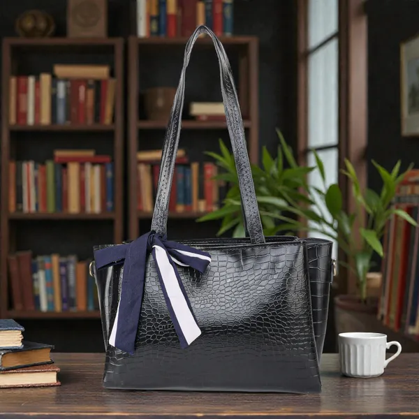Croc-textured_premium_finish_bag_for_womens