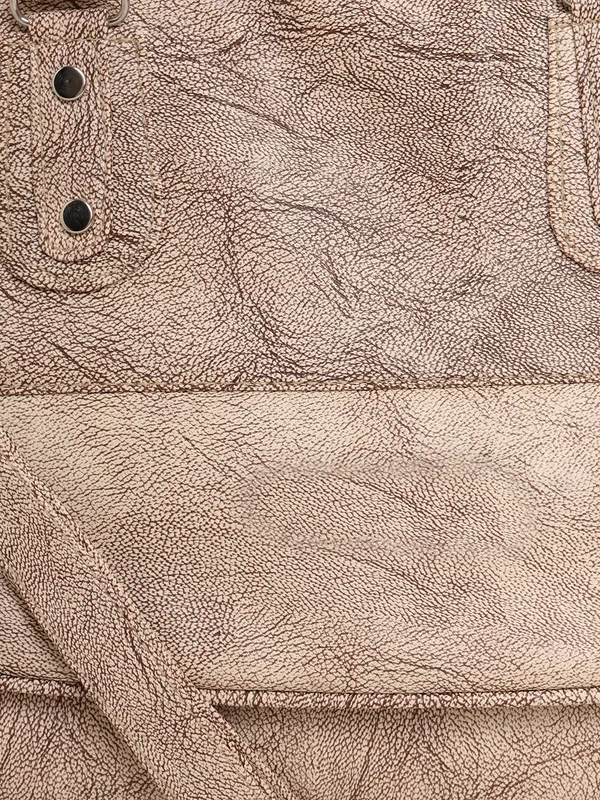 Beige_Textured_Handbag_With_Dual_Handles_&_Sling_Strap