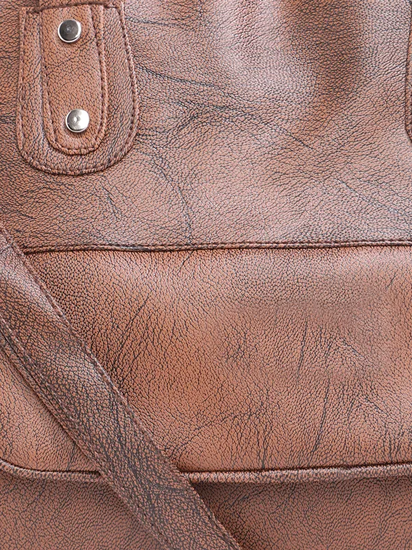 Dark_Brown_Textured_Handbag_With_Dual_Handles_&_Sling_Strap