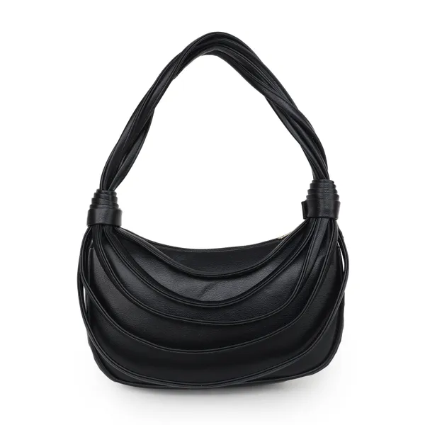Minimal_Black_curved_designer_Shoulder_Bag